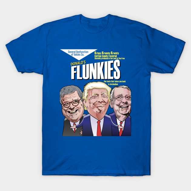 Trump KKK Antebellum Flunky Flakes T-Shirt by dave-ulmrolls